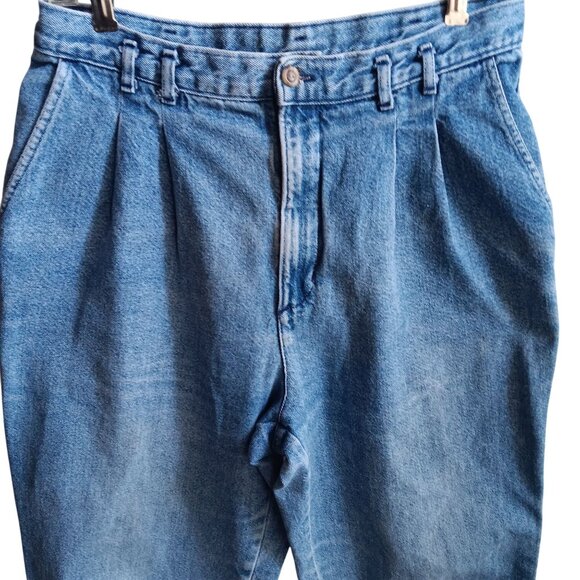 Vtg 90s Levis Women's Jeans Dockers Acid Wash Relaxed Fit High Rise Mom 16 33x30 - Picture 3 of 6